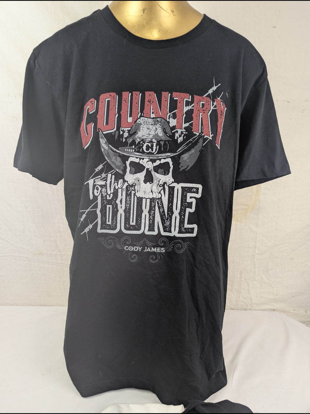 Cody James Country to the Bone Graphic Tee Size Large